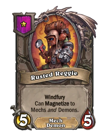 The Mecha-Demon Windfury token (Image via Blizzard)