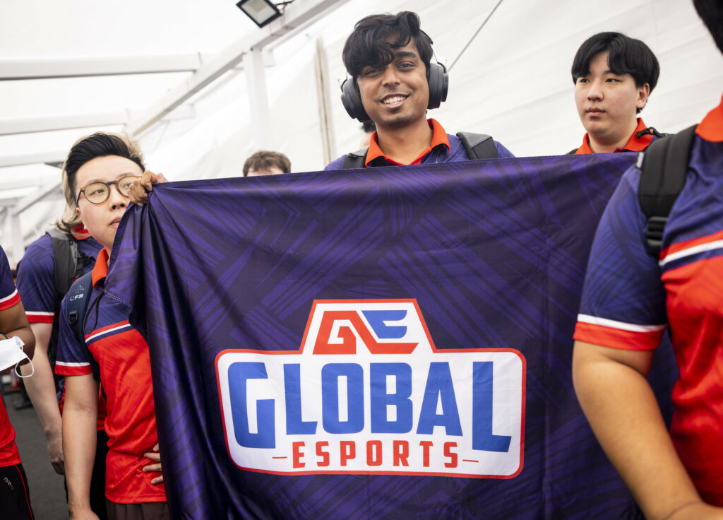<em>SkRossi will be missing Global Esports' first game in the VCT Pacific league due to visa issues. (Photo by Colin Young-Wolff/Riot Games)</em>