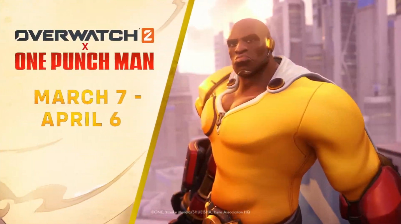 Overwatch 2 One Punch Man event skin arrives soon