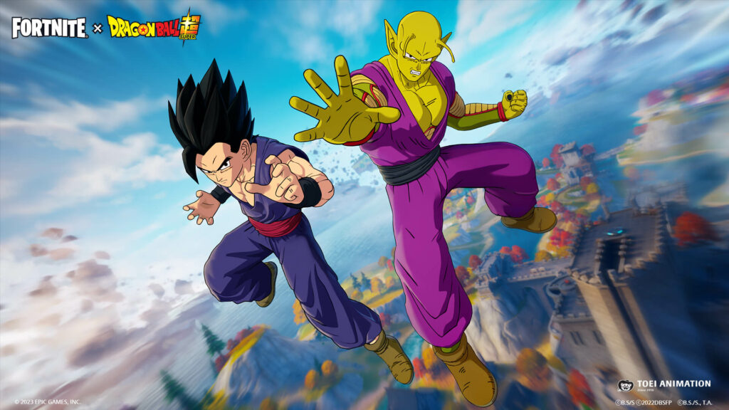 Son Gohan and Piccolo in Fortnite via Epic Games
