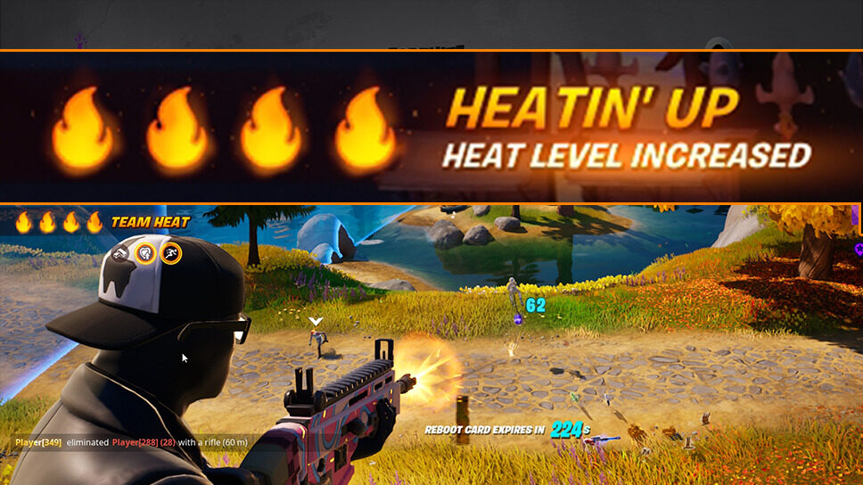 Heat Level in Fortnite explained: Perks and how to raise your Heat cover image