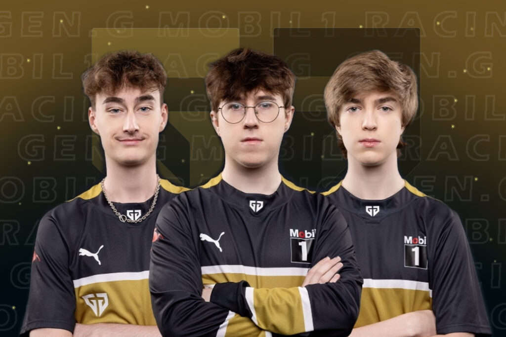 Gen.G Mobil1 Racing's RLCS 2022-23 roster  (Image via Esports.gg)