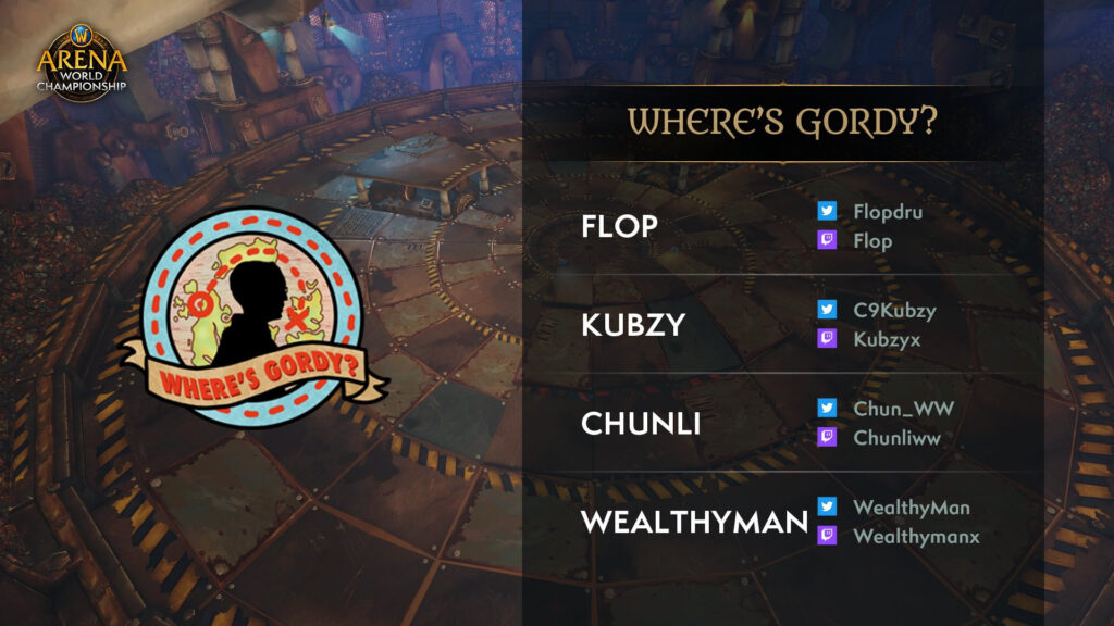 Where's Gordy? players at the World of Warcraft Arena World Championship Cup 4 (Image via Blizzard Entertainment)