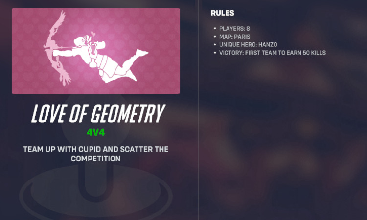 Love of Geometry game mode in Overwatch 2 (Image via Blizzard Entertainment)