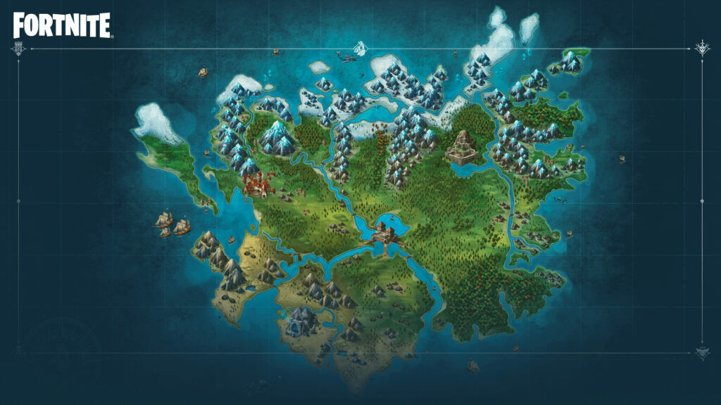 You will unlock a new area of the web event map for each task you complete (Image: Epic Games)