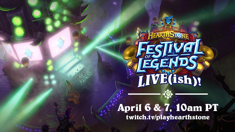 Festival of Legends Live celebrates Hearthstone with giveaways and free card pack! cover image