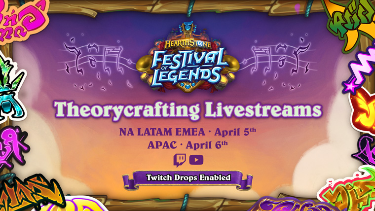 Hearthstone Festival of Legends Theorycrafting streams are coming up with Twitch Drops enabled cover image