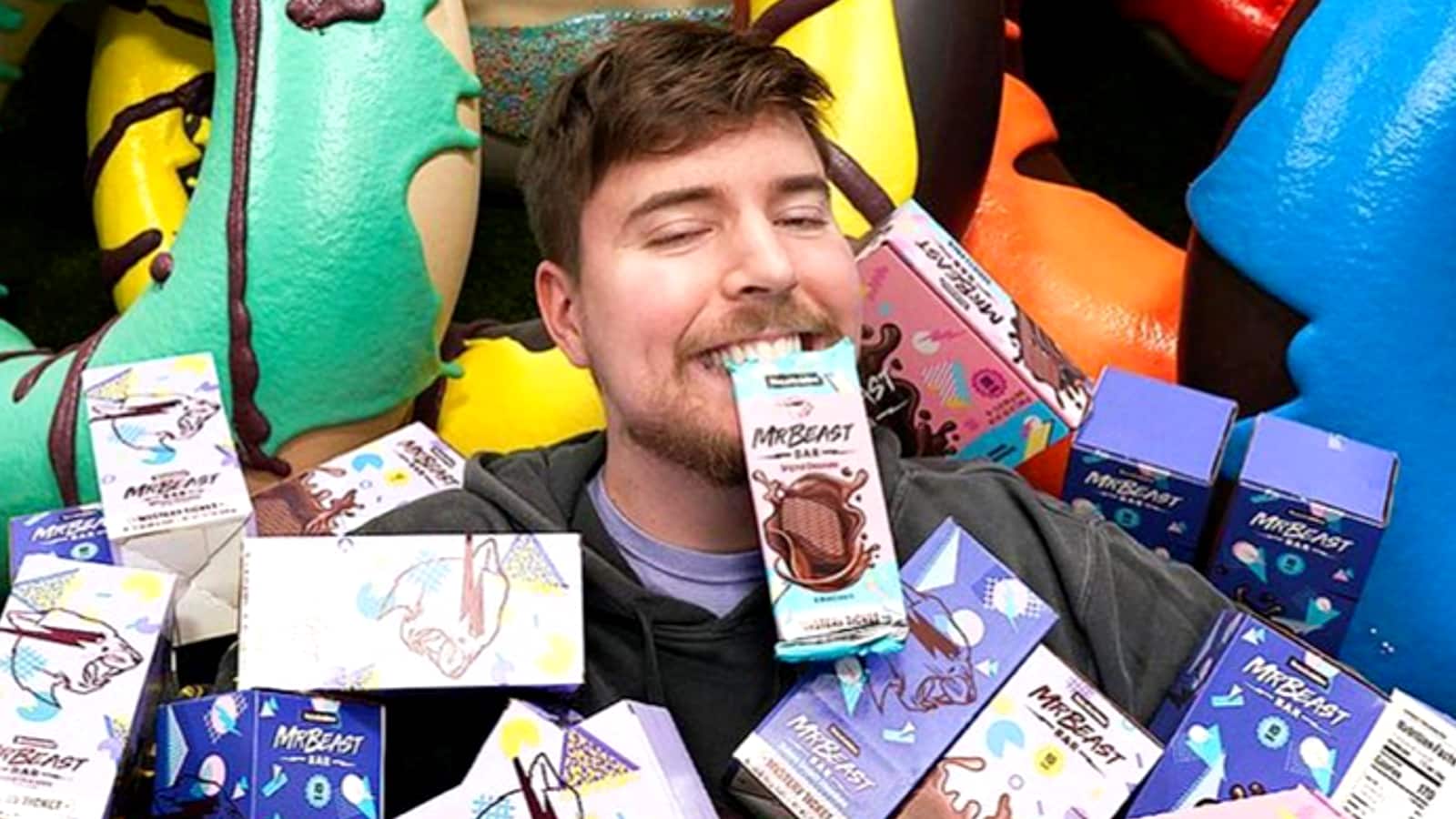 MrBeast stirs backlash after asking fans to fix Walmart displays for his  Feastables chocolate bars