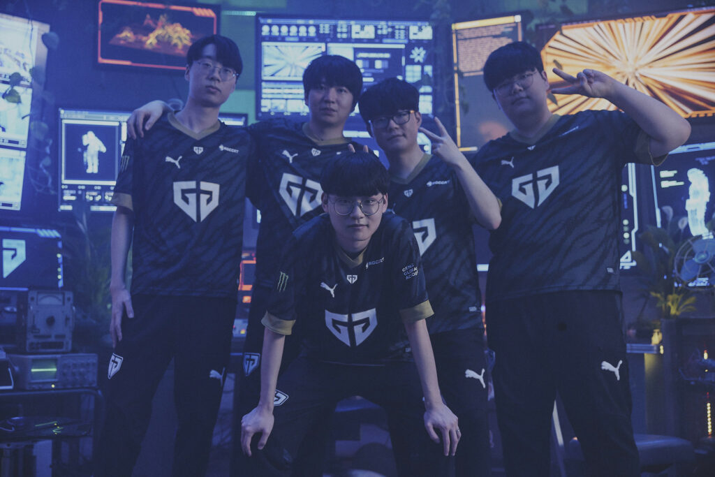 Gen.G Roster VCT Pacific 2023 (Photo by Lance Skundrich/Riot Games)