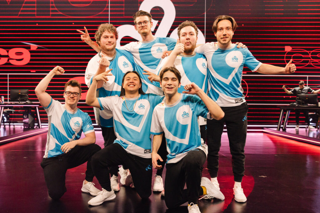 Cloud9 Roster VCT Americas 2023 (Photo by Colin Young-Wolf/Riot Games)