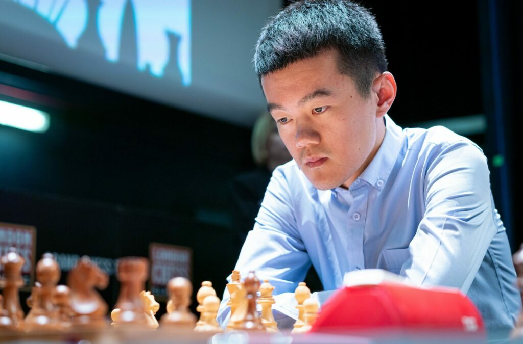 🏆 Congratulations to Ding Liren, the 17th World Chess Champion! ♟  #chesschamp #dingliren #iannepomniatchi #worldchess #FIDE