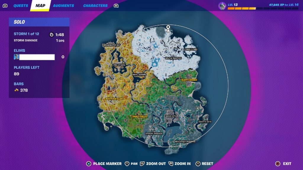 The first storm phase via Epic Games