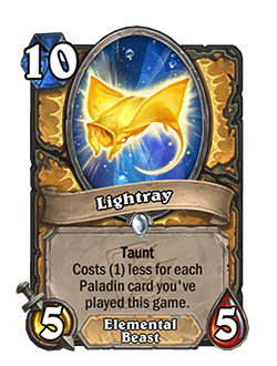 Lightray<br>Old: 9 Mana<br><strong>New: 10 Mana</strong>