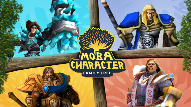 MOBA Character Family Tree: Perfect Paladins – Arthas, Omniknight, Taric, Uther preview image