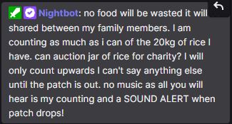 TeaGuvnor explains details on his rice counting stream through a Twitch command !rice (Image via TeaGuvnor <a href="https://www.twitch.tv/teaguvnor" target="_blank" rel="noreferrer noopener nofollow">Twitch</a>)