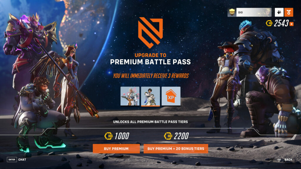 Battle Pass information (Image via Blizzard Entertainment)