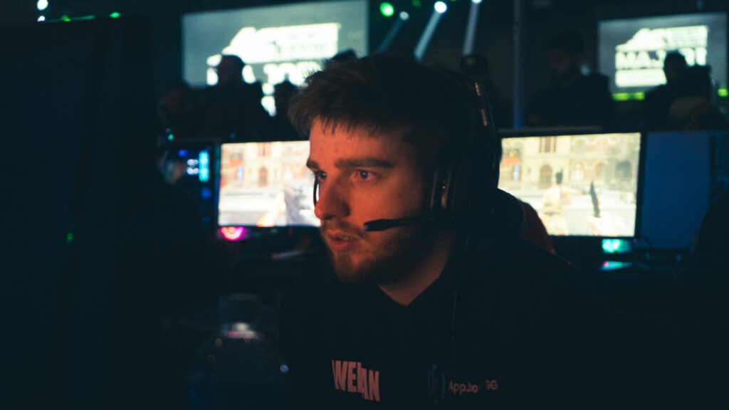 Connor "Weeman" Chilton of Team Notorious during the first LAN event of the season.