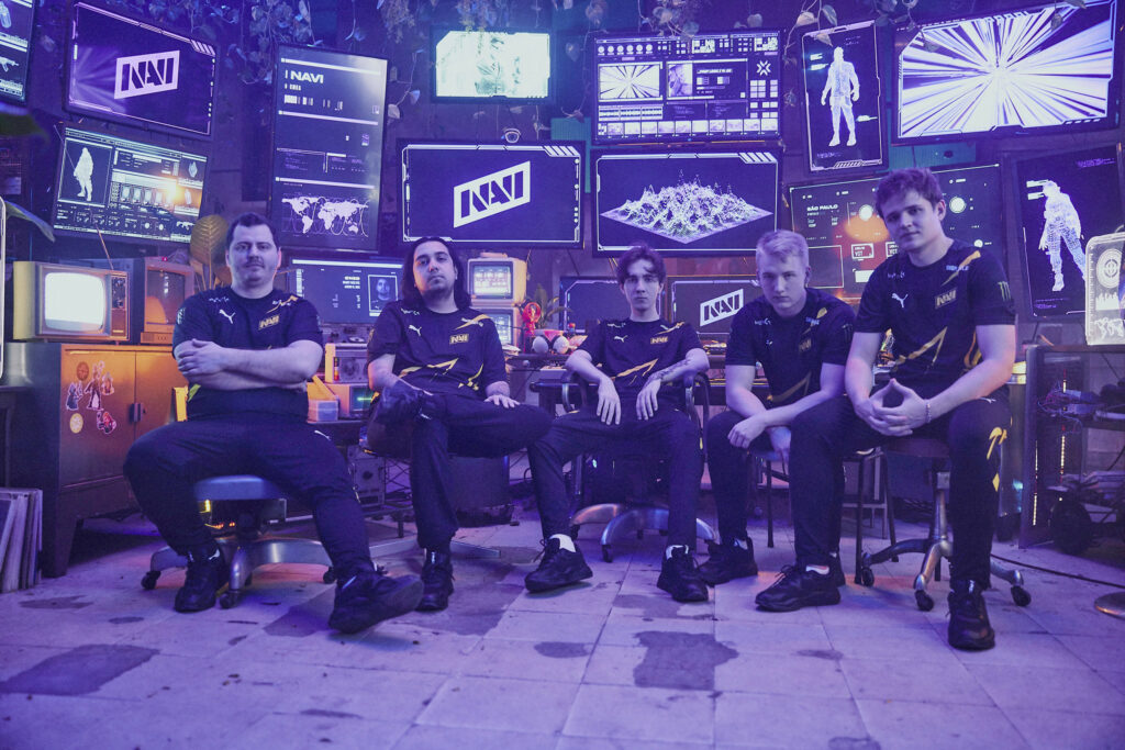 Natus Vincere VALORANT Roster VCT EMEA 2023 (Photo by Lance Skundrich/Riot Games)