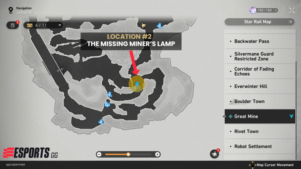 Once you've placed the Miner's Lamp on the fence, the page will appear in this area on top of a barrel