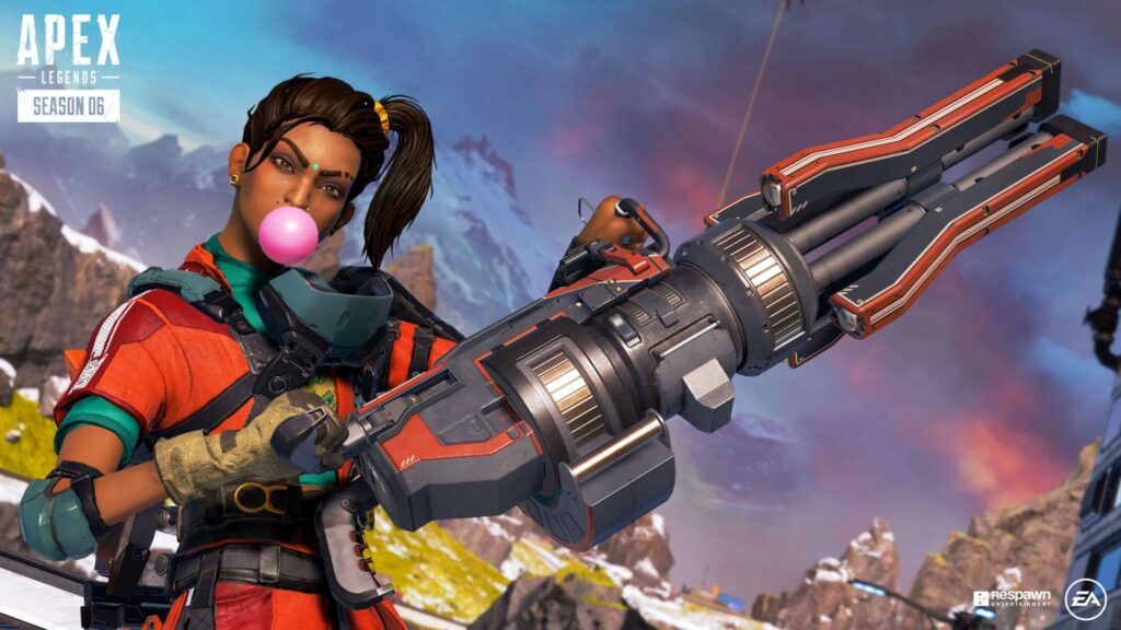 Rampart has one of the lowest Apex Legends pick rates