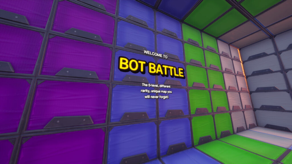 Bot Battle Fortnite Map (Image via Fortnite Creative HQ)