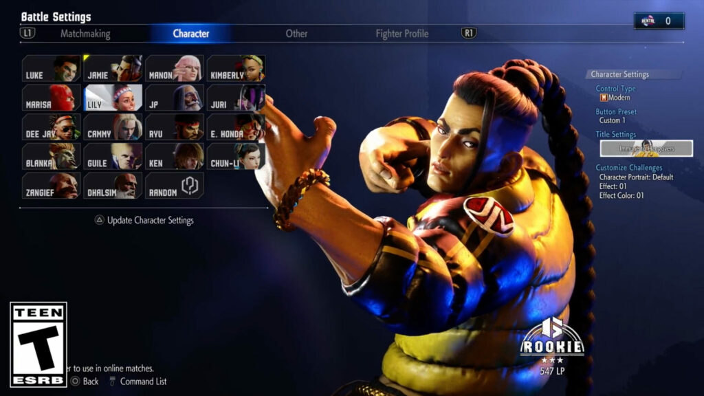 Street Fighter 6 ranked screenshot featuring Jamie 
