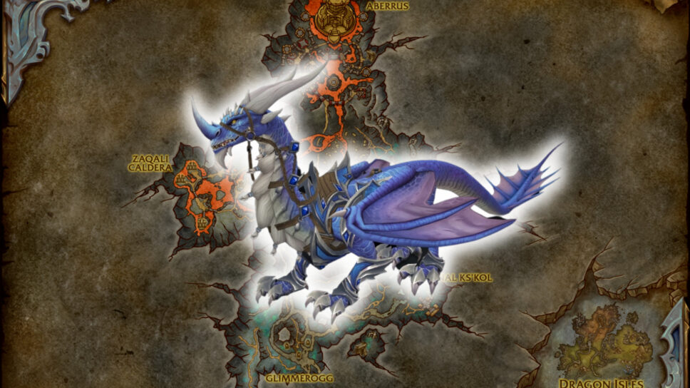 Complete the Inherited Sin chapter and get the new Winding Slitherdrake mount cover image