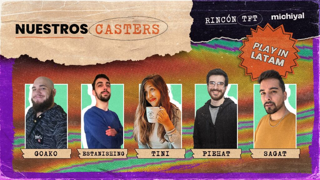 LATAM Play-ins casters (Image via RinconTFT's <a href="https://twitter.com/RinconTFT" target="_blank" rel="noreferrer noopener">Twitter</a>)