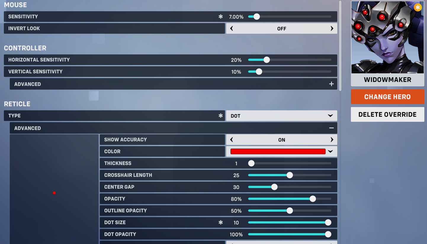 Overwatch 2 - How to change crosshair