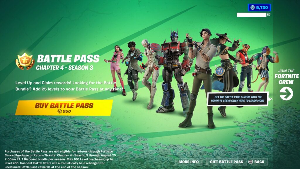 All Fortnite Chapter 4 Season 3 Battle Pass Skins and How to Unlock - The  Game Statistics Authority 