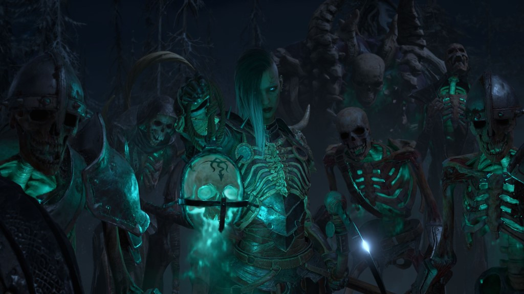 Diablo 4 Necromancer class artwork (Image via Blizzard Entertainment)