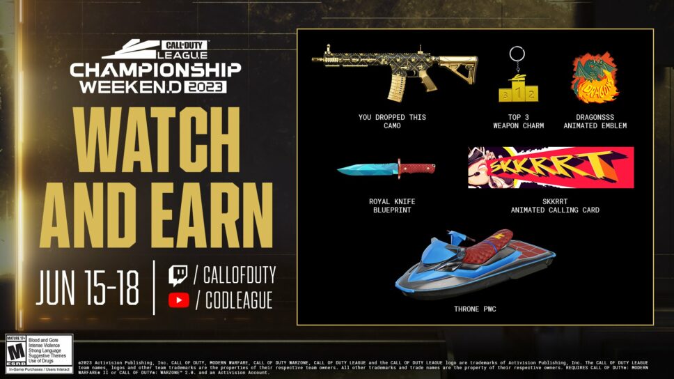 CDL Champs 2023: How to watch and earn free Twitch Drops cover image