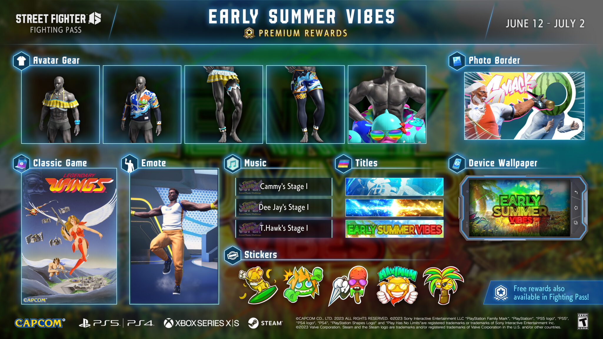 Street Fighter V - Summer 2019 Character Bundle - SteamSpy - All