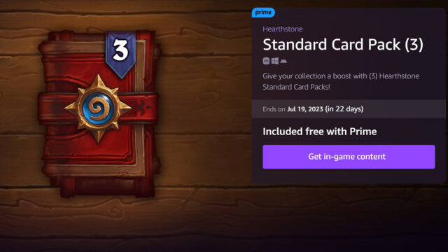 Free Hearthstone packs with Prime Gaming and where to get some more! preview image