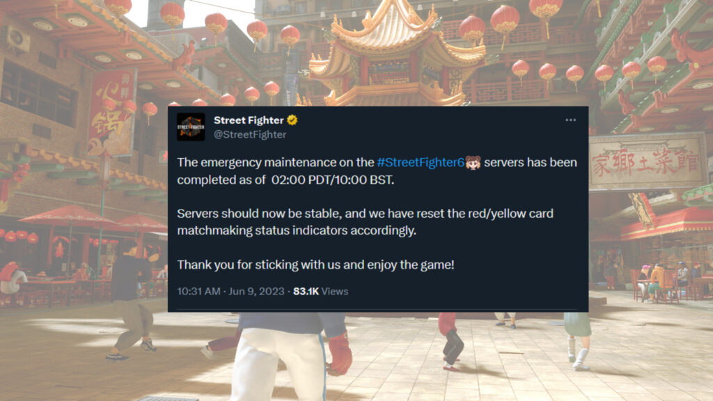 Follow the official Street Fighter Twitter page for constant updates