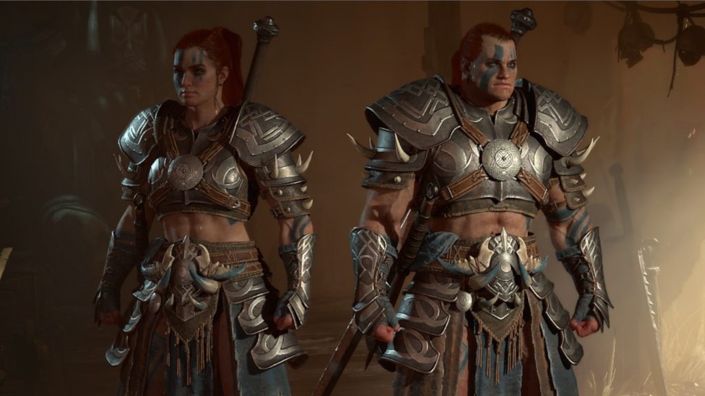 All the classes in Diablo 4 come in male and female bodytypes.
