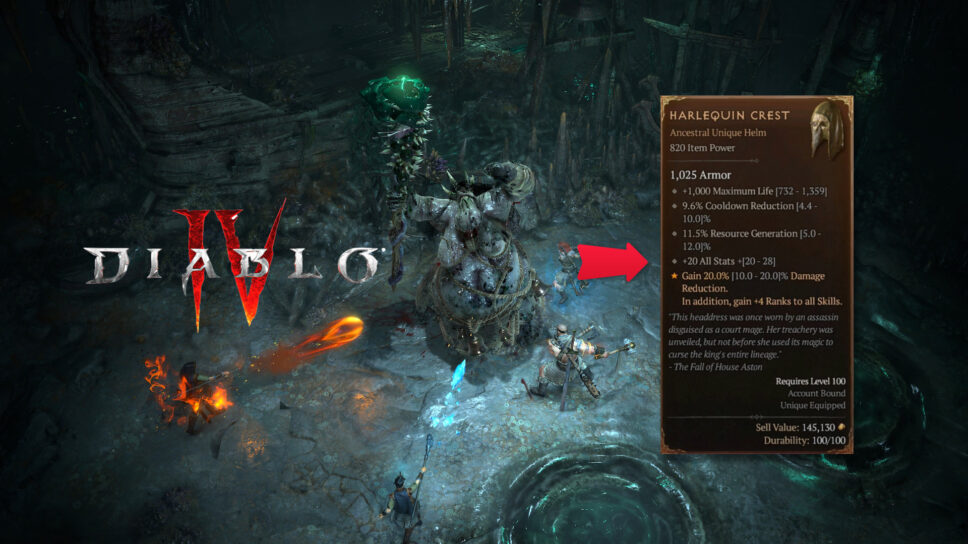 How to get the Harlequin Crest ( Shako) in Diablo 4 cover image