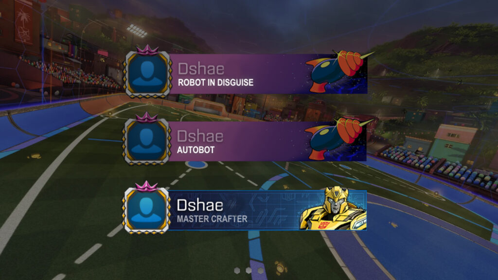 Transformers-themed Player Titles and Blueprint Bumblebee Player Banner (Image from Esports.gg)