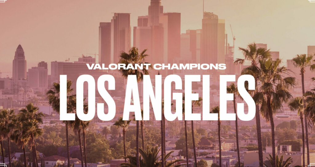 VALORANT Champions is coming to LA for August 2023 - image via Riot Games VALORANT Esports