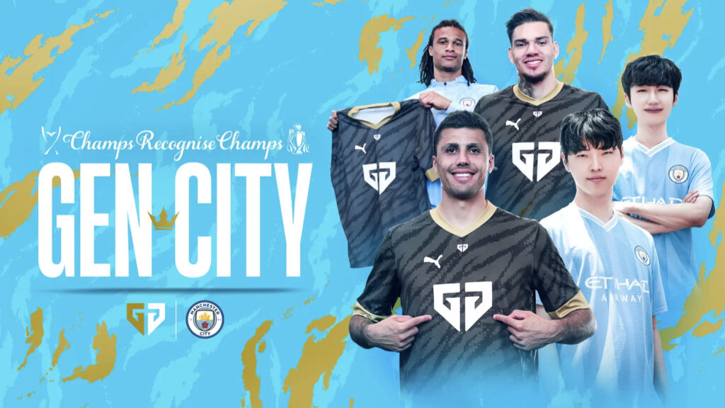GENCITY is the name for the new partnership between Gen.G and Man City (Image via Gen.G)