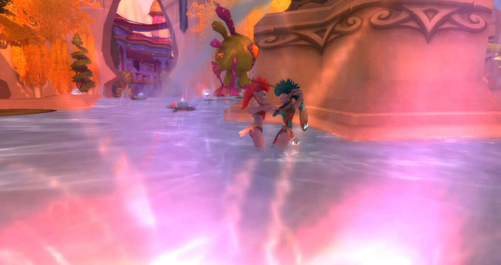 Running of the Trolls screenshot (Image via Dravvie and Warcraft Cares)
