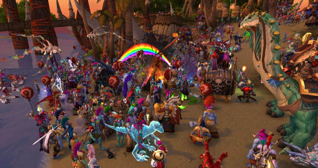 The run is dedicated to the LGBTQIA+ community (Image via Dravvie and Warcraft Cares)