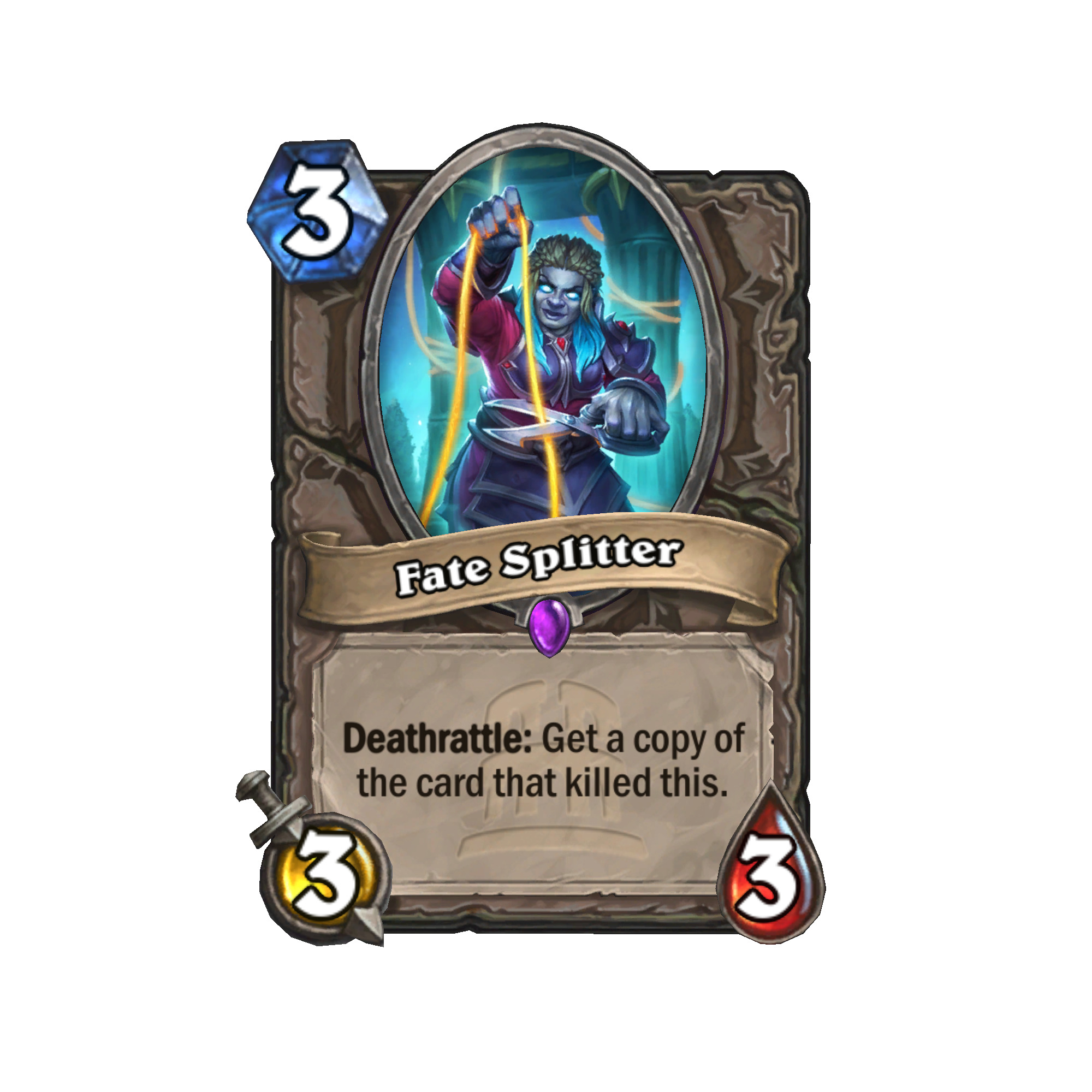 Fate Splitter in the new Hearthstone expansion (Image via Blizzard Entertainment)