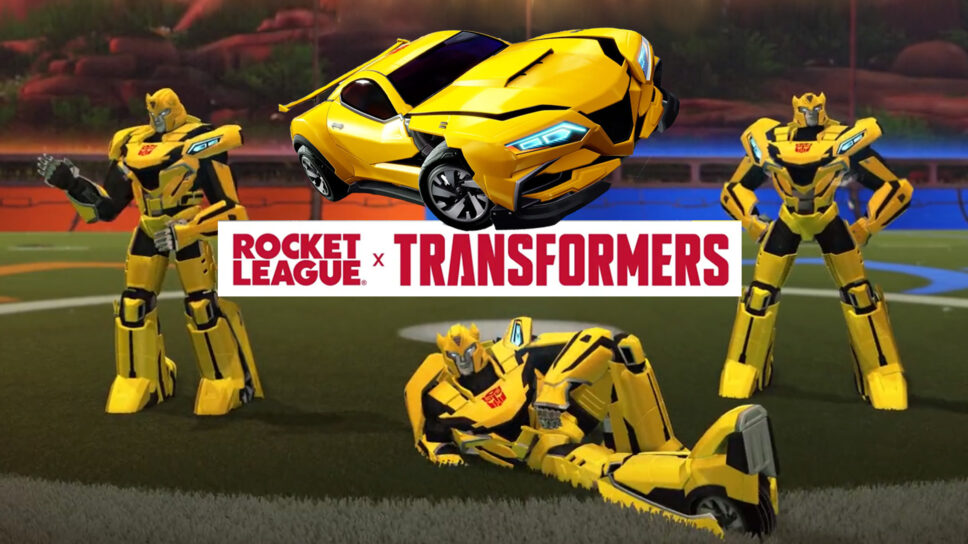 Transformers are coming to Rocket League cover image