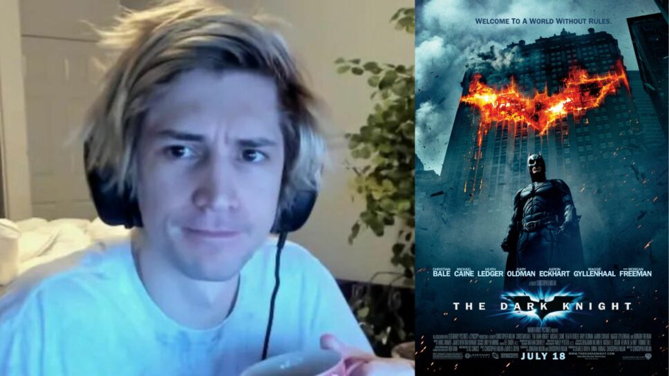 xQc streams The Dark Knight on Kick after signing $100M deal cover image