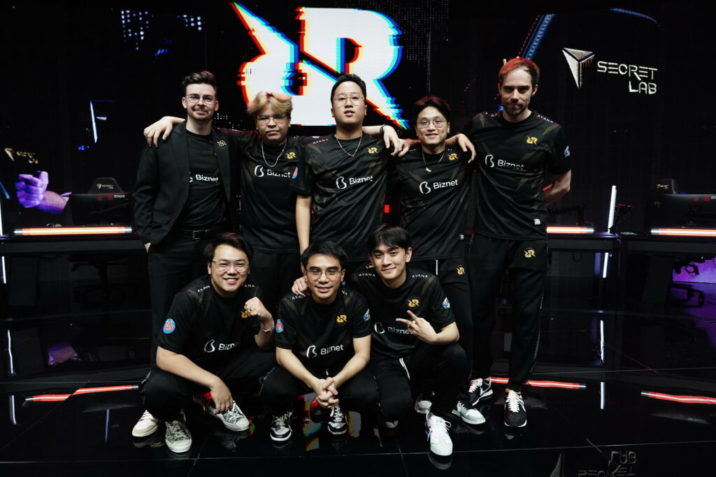 RRQ's VALORANT roster at the VCT Pacific LCQ (Photo by Riot Games)