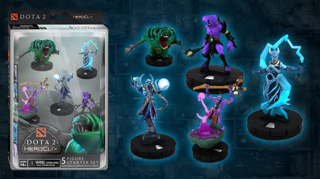 Dota 2 attempted to cash in on the Clix craze of the early 2010s. Ultimately only the Starter Set was made (Image via Valve)