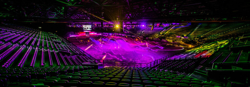 The Resorts World Arena in Birmingham (Photo: <a href="https://www.arenacrossuk.com/the-tour/tracks/resorts-world-arena/" target="_blank" rel="noreferrer noopener nofollow">ArenaCrossUK</a>)