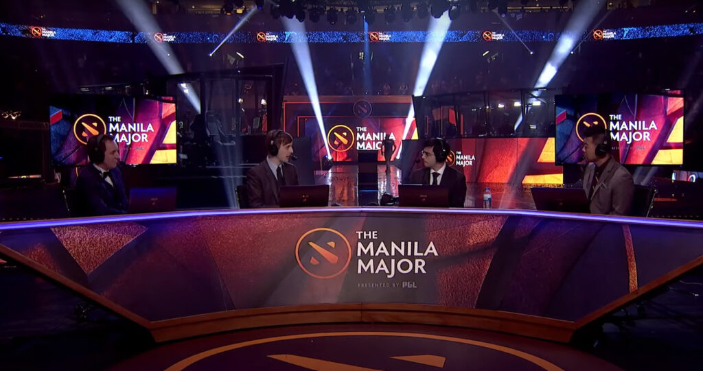 Valve-funded Manila Major 2016 panel stage (Image by <a href="https://www.youtube.com/watch?v=OwFpm8JfATQ" target="_blank" rel="noreferrer noopener nofollow">PGL</a>)