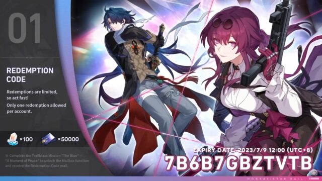 Honkai Star Rail Redeem Codes from the 1.2 livestream preview image